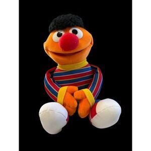 RETRO VINTAGE 2014 Gund Sesame Street Ernie Plush Doll 13"‎